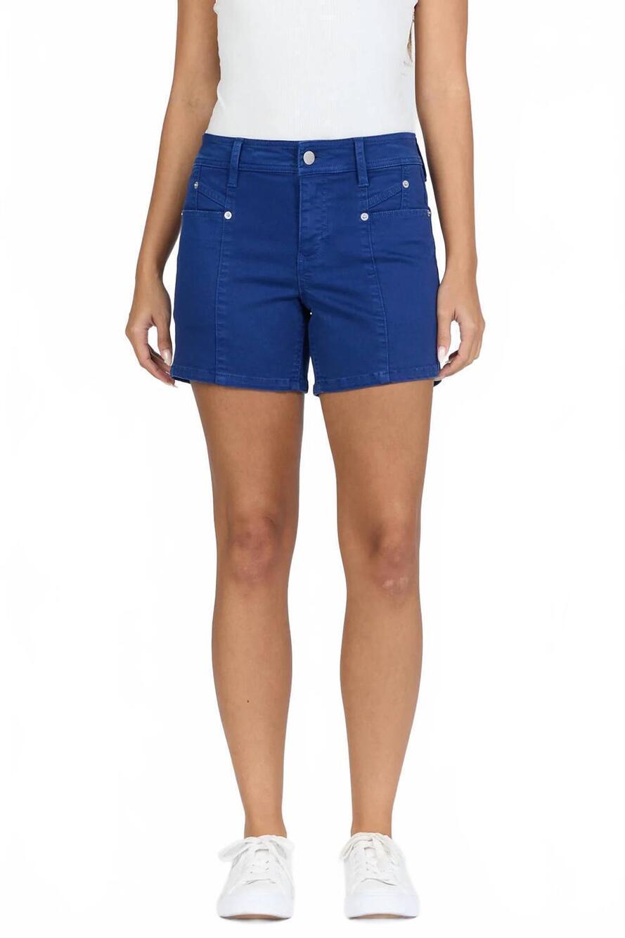 NEW DEAR JOHN DENIM julian mid rise clean hem short in naval academy